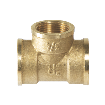 Тройник  3/4"Ж x 3/4"Ж x 3/4"Ж месинг