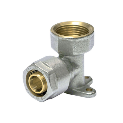 Коляно със стенна планка 16x2-1/2" (непресов)