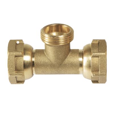 Тройник с гайка/мъжка резба/гайка 3/4" x 3/4" x 3/4"