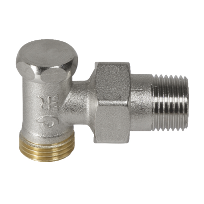 Радиаторен вентил ъглов секретен за Multi-PEX/медна тръба 1/2"