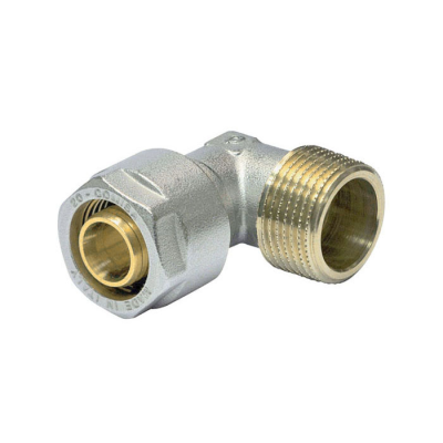 Коляно с външна резба 20x2-1/2" (винтов 3/4" Euro)