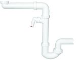 HL126/40 Сифон за кухненска мивка DN40х6/4", спестяващ място 0