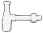 HL132/40 Сифон за умивалник в баня DN40x5/4" и розетка 0