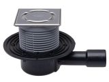 HL510Prblue-3000 Подов сифон с рамка и решетка от неръждавейка и воден затвор 0