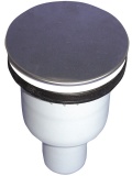 HL511N Сифон за душ кабина, с вертикално оттичане за отвори ф90мм, кръгла капачка ф112мм,ф50 0