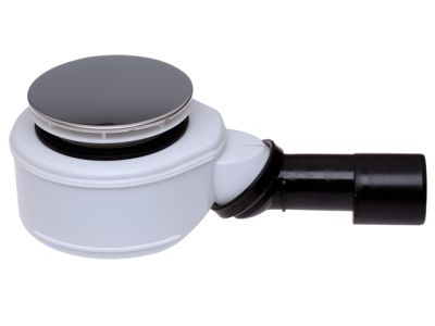 Кликни за увеличение HL520FE Сифон за душ-кабина нисък ECO,DN40/50 с капак от неръждаема стомана,без мембранен воден затв 0
