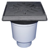 HL606.1W/1 Perfekt подов сифон,рамка от чугун ф110,воден затвор,В-max 12.5t 0