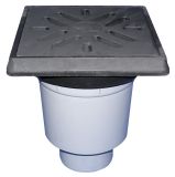 HL606.1W/5 Perfekt подов сифон,рамка от чугун ф160,воден затвор,В-max 12.5t 0