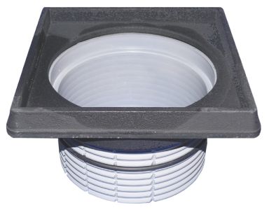 HL608.1 Удължител за серията ПЕРФЕКТ 195mm,чугунена рамка260х260мм,вкл.О-ринг 0