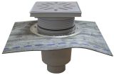 HL616HS/5 PERFEKT-подов сифон DN160,долно оттичане,битумна мембрана 0