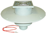 HL62.1BP/1 Воронка DN110 с PVC-маншет и вграден нагревател 0