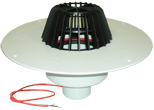 HL62.1P/2  Воронка DN125 с PVC-маншет и вграден нагревател (10-30W/220V) 0