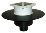 HL62BF/2 Воронка долно оттичане DN125, с фланец за мембрани от TPO/FPO 0