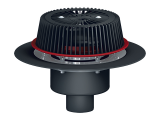 HL62Safe/1 Аварийна воронка DN110 с преливен ръб, регулируем по височина 0