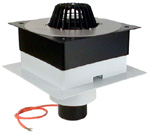 HL63.1P/1  Воронка DrainBox DN110 с PVC-маншет и вграден нагревател (10-30W/220V) 0