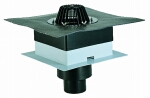 Кликни за увеличение HL63H/1 Воронка DrainBoх DN110, тип "ВАРИО", долно оттичане 0