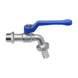 Кликни за увеличение Канела сферична със синя алуминиева дръжка 1/2" х 3/4" 0