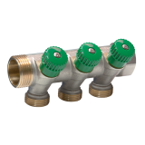 Колектор 1"MX1"Ж с кран 35°- 4 връзки 3/4"EURO-40MM 0