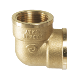 Коляно Ж/Ж 1 1/4" х 1 1/4" месинг 0