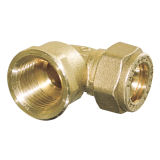 Коляно Женско за медни тръби 22 mm x 3/4" 0