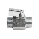 Мини сферичен кран с дръжка 3/8"MX3/8"M 0