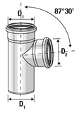 PP Разклонител ф32/32-87°30 0