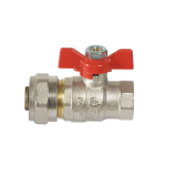 Сферичен кран 1/2'' за тръба 16x2, компресионен 0