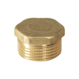 Тапа с външна резба 1" месинг 0