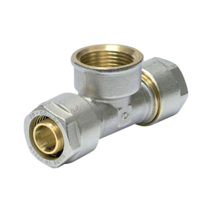 Тройник с вътрешна резба 16x2-1/2"-16x2 (непресов) 0
