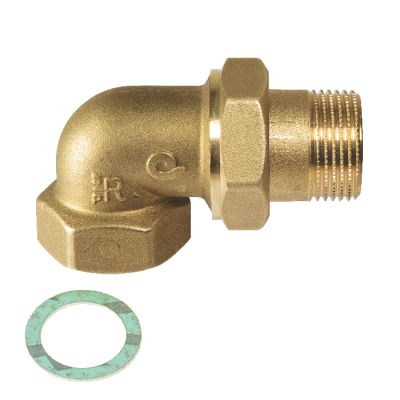 Коляно с холендър M/F 1/2" с уплътнение